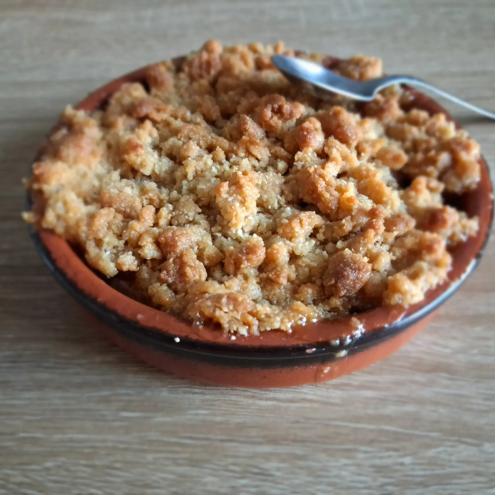 Crumble aux pommes breton